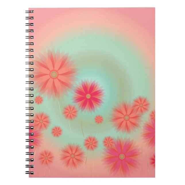 Caderno Espiral Margaridas felizes (Frente)