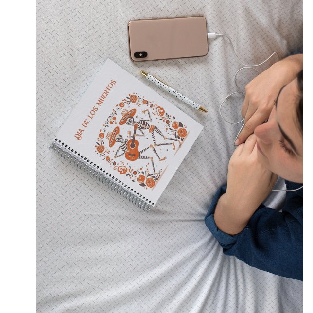 Caderno Espiral Mariachi Spirits, personalizado (Criador carregado)