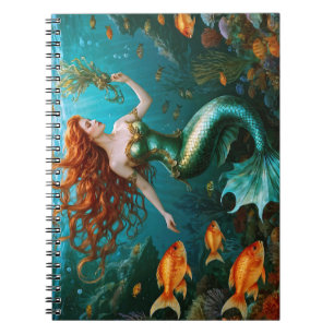Caderno Espiral "Marielle" - Linda Sereia Dançante