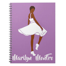 Caderno Espiral Marilyn MonFRO AFRoCA Afro Africa Mulher Negra