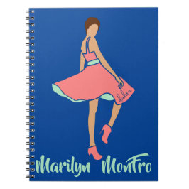Caderno Espiral Marilyn MonFRO AFRoCA Afro Africa Mulher Negra