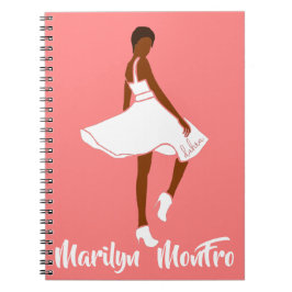 Caderno Espiral Marilyn MonFRO AFRoCA Afro Africa Mulher Negra