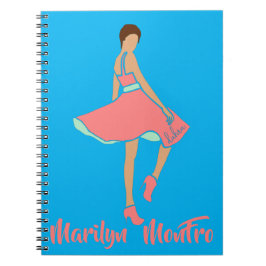 Caderno Espiral Marilyn MonFRO AFRoCA Afro Africa Mulher Negra