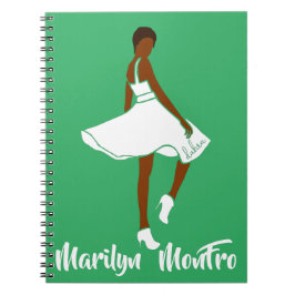 Caderno Espiral Marilyn MonFRO AFRoCA Afro Africa Mulher Negra