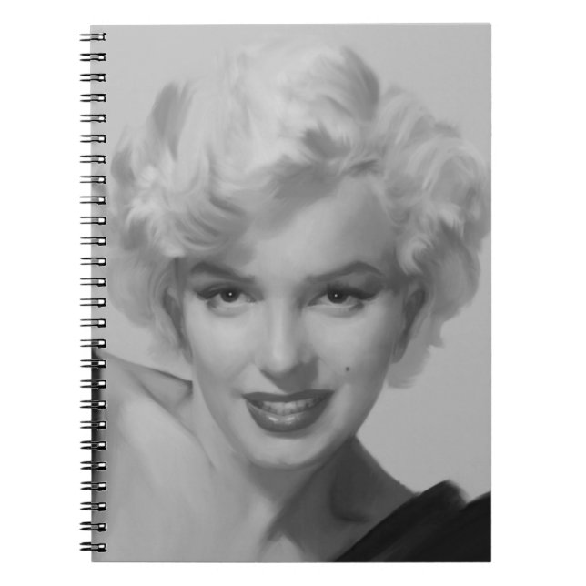 Caderno Espiral Marilyn o olhar (Frente)