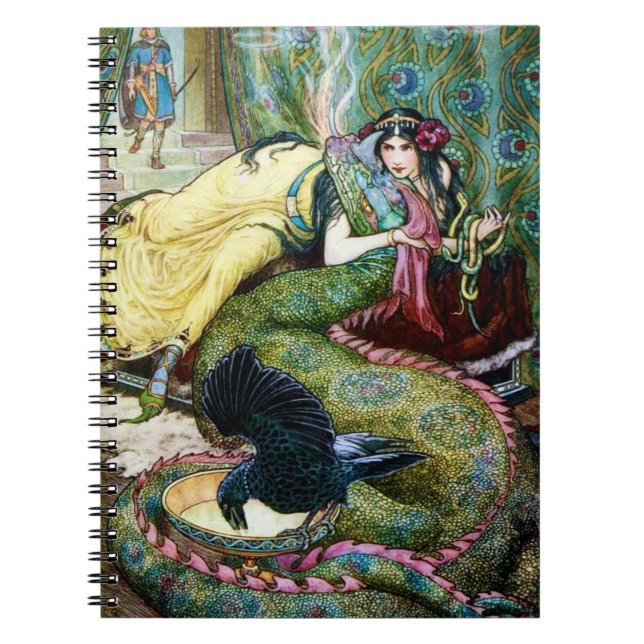 Caderno Espiral Marina e o Dragão (Frente)