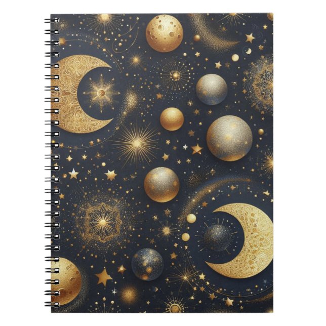 Caderno Espiral Marinho Azul Celestial (Frente)