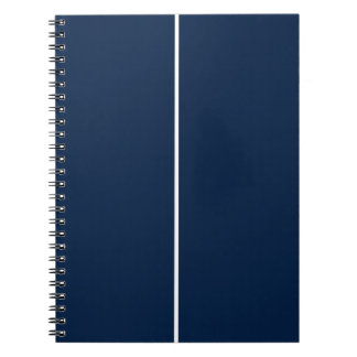 Caderno Espiral Marinho e branco PERSONALIZADO