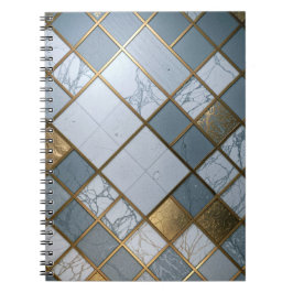 Caderno Espiral Marmor Gold Raster Luxus Geometrie