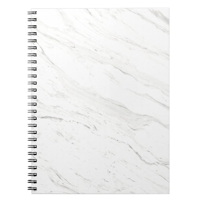 Caderno Espiral Mármore branco (Frente)