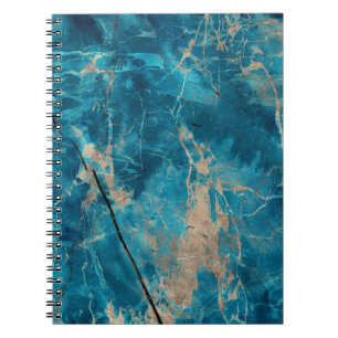 Caderno Espiral mármore de Onyx com tom aquoso