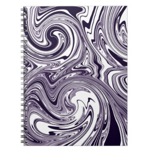 Caderno Espiral Mármore Roxo