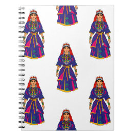 Caderno Espiral Marocaine Berbère robe traditionnelle
