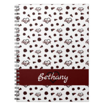 Maroon Cheer Hearts, Pom Poms, Padrão Megafone