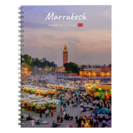 Caderno Espiral Marrakesh, Marrocos - Praça Jemaa el Fnaa
