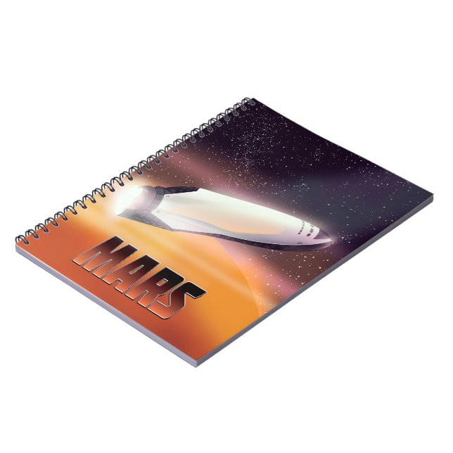 Caderno Espiral Mars Space poster (Left Side)