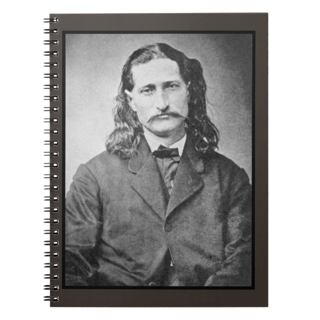 Caderno Espiral Marshal Wild Bill Hickok Old West Guncater (Frente)