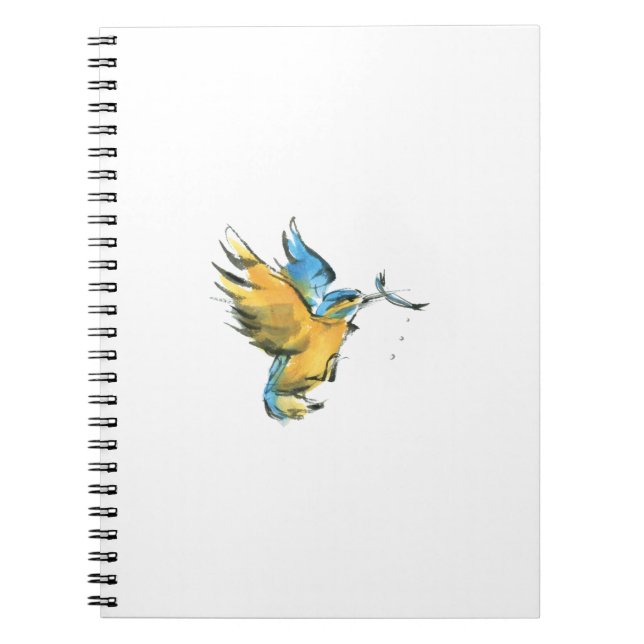 Caderno Espiral Martim-pescador (Frente)