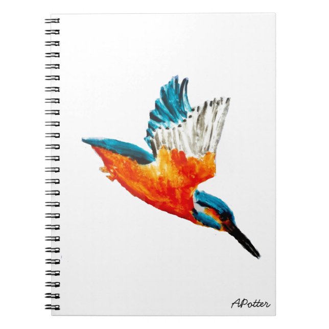 Caderno Espiral Martinho pescatore do vôo (Frente)