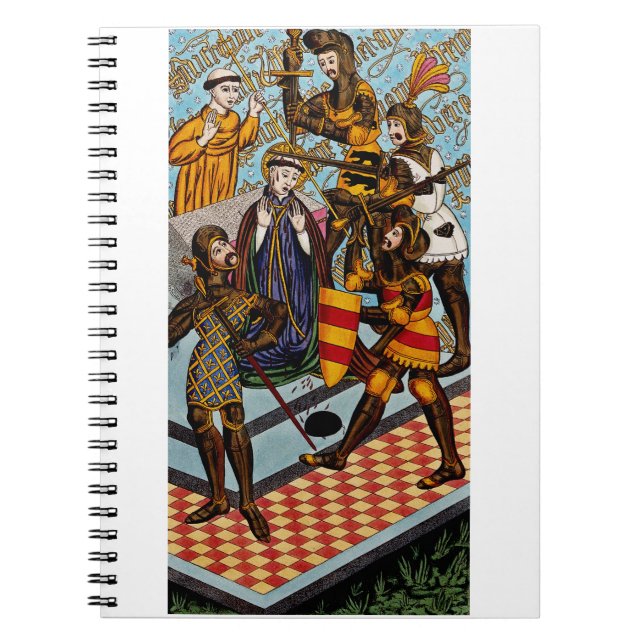 Caderno Espiral Martírio do Santo Thomas de Canterbury (Frente)