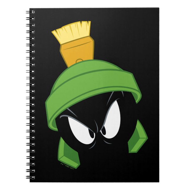 Caderno Espiral MARVIN O MARCIANO™ Rosto Irritado (Frente)