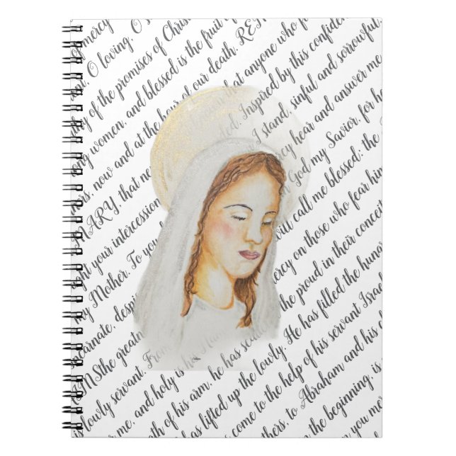 Caderno Espiral Mary’s Prayer (Frente)