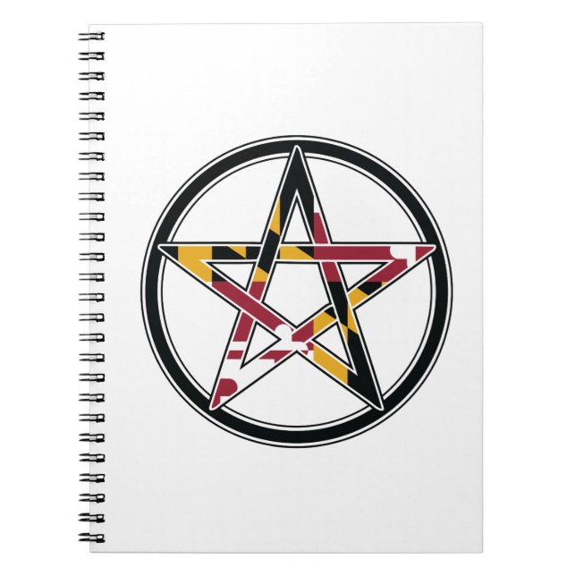 Caderno Espiral Maryland Pagan transparente (Frente)