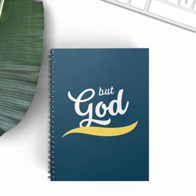 Caderno Espiral Mas Deus Retrorna Notebook de Bíblia Cristã (Criador carregado)