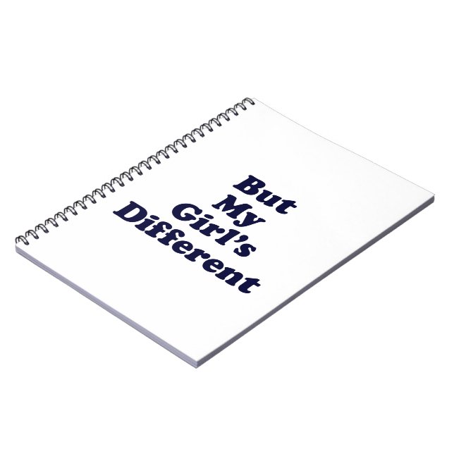 Caderno Espiral Mas minha garota é diferente (Left Side)