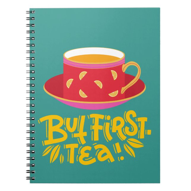 CADERNO ESPIRAL MAS PRIMEIRA CHÁ (Frente)