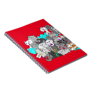 Caderno Espiral Mashup de Kitten