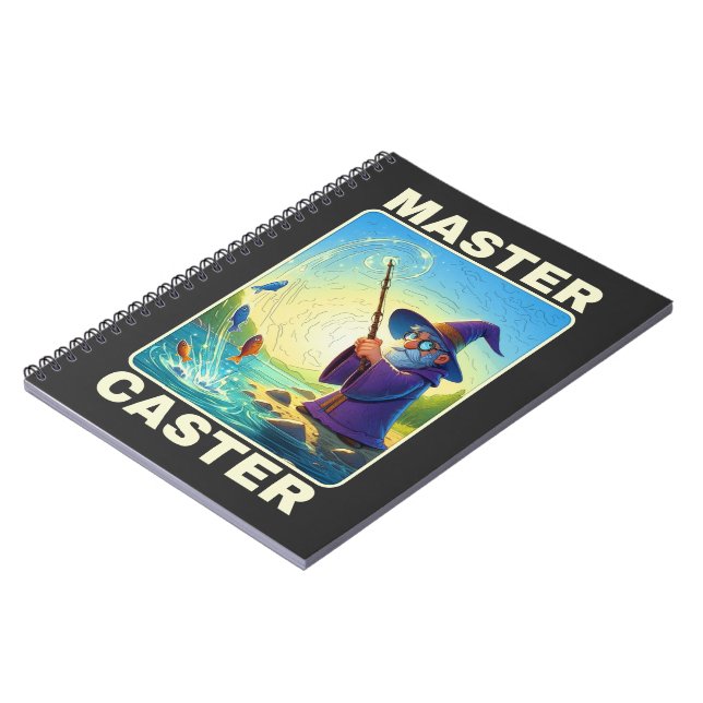 Caderno Espiral Master Caster - Assistente de Pesca Mágica (Left Side)