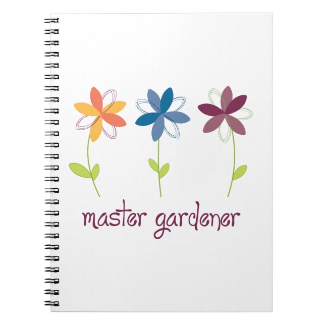 Caderno Espiral Master Gardener (Frente)
