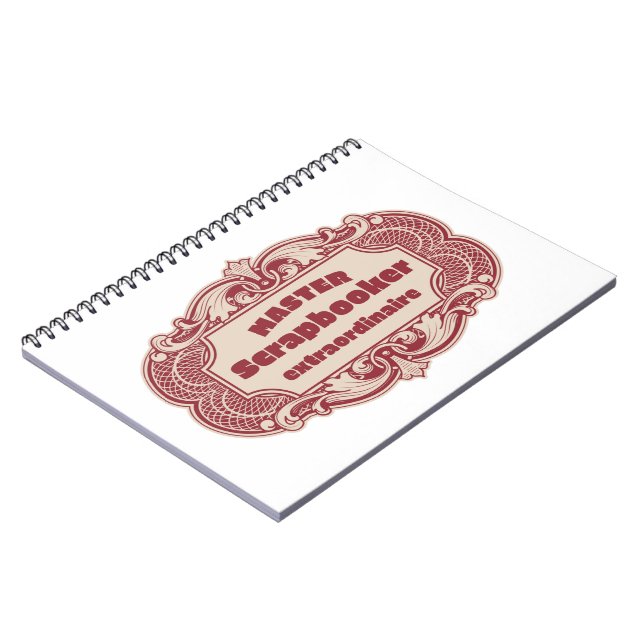 Caderno Espiral Master Scrapbooker Extraordinaire (Left Side)