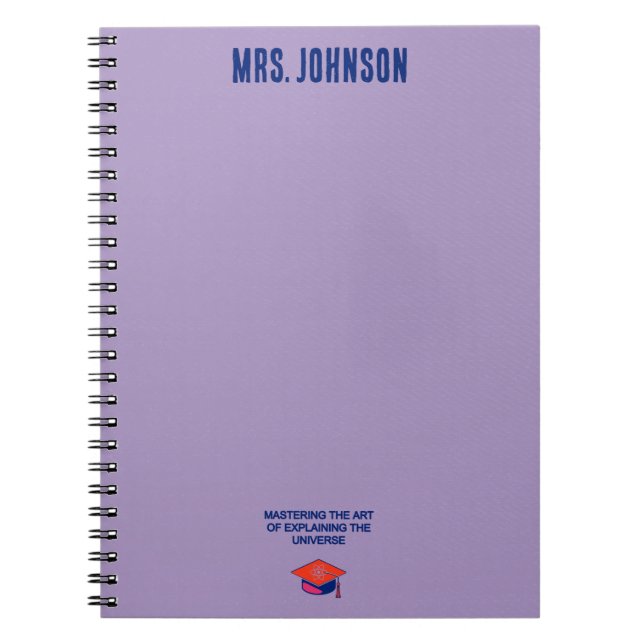 Caderno Espiral Mastering Art Of Explaining The Universe (Frente)