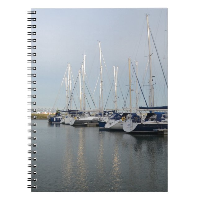 Caderno Espiral Mástiles Iluminados pelo Sol (Frente)
