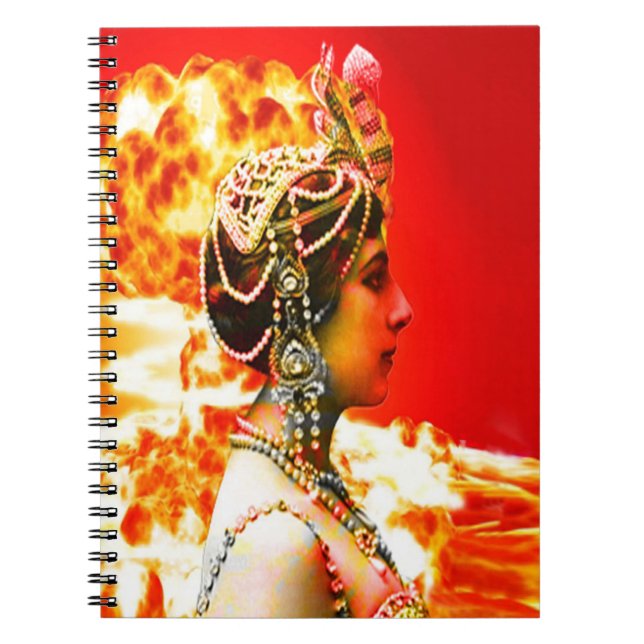 Caderno Espiral Mata Hari (Frente)