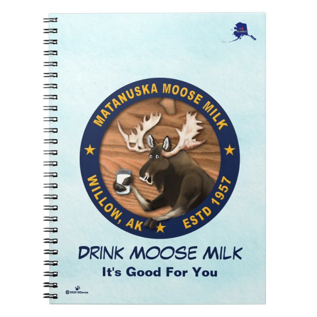 Caderno Espiral Matanuska Moose Milk (Frente)