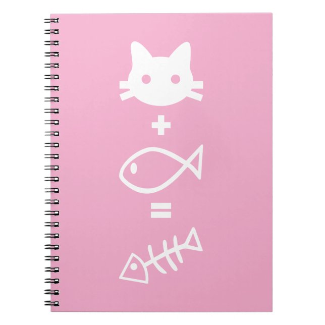 Caderno Espiral Matemática de gatos (Frente)