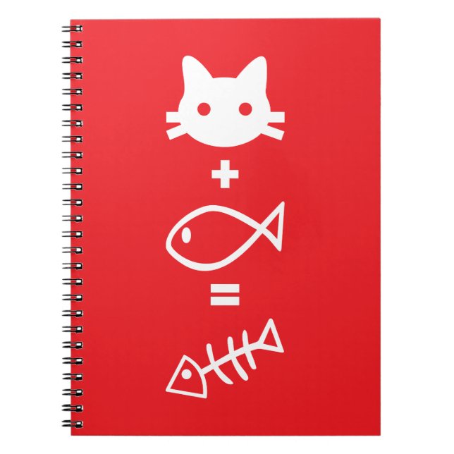 Caderno Espiral Matemática de gatos (Frente)