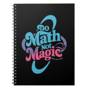 Caderno Espiral Matemática não é amante mágico de matemática