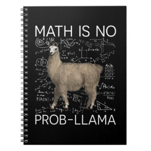 Caderno Espiral Matemática não é Prob-Llama - Professor de Matemát