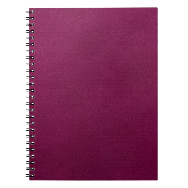Caderno Espiral Material do tecido do tecido velvet (Frente)