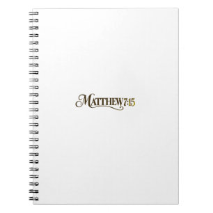 Caderno Espiral Mateus 7:15