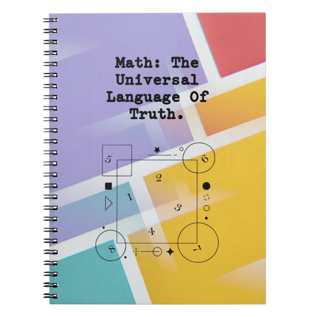 Caderno Espiral Math Universal Language | Truth & Logic Educator (Frente)