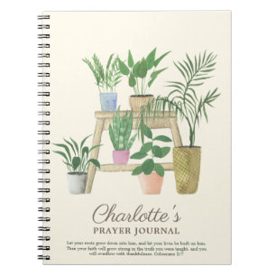 Caderno Espiral Matthew 6:26 Diário de Oração Aquarela Pássaros