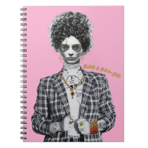 Caderno Espiral Mau e Boo jee