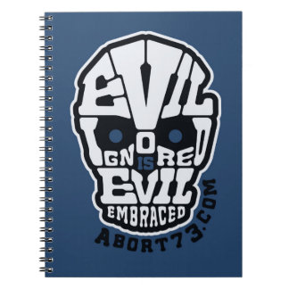 Caderno Espiral Mau Ignorado é Mau integrado / Abort73.com