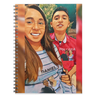 Caderno Espiral Mayara e Dani