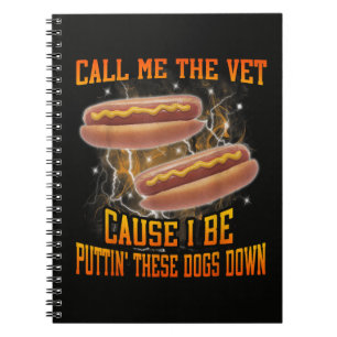 Caderno Espiral Me Chame de Veterinário Porque Eu Sou Engraçado Ca